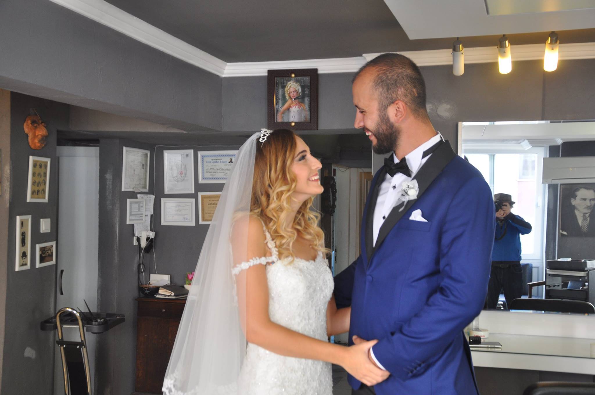 GS’li gelinle FB’li damadın lise aşkı evlilikle taçlandı