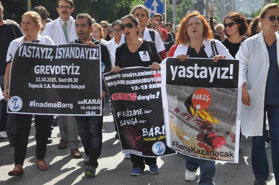 İzmir barış için tek yürek