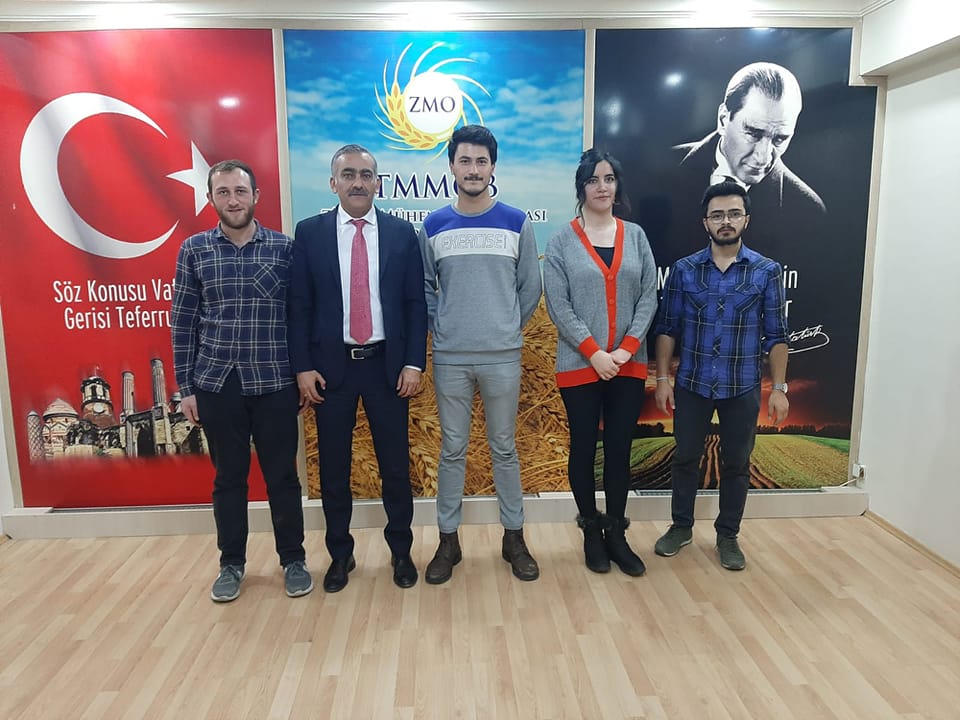 TMMOB Ziraat Mühendisleri Odası Erzurum Şubesi’başakanını seçti