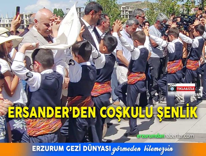 ERSANDER (Erzurum Kültür Sanat ve Eğitim Derneği) in, Çifte minareli Medrese de yapmış olduğu ve geleneksel olarak düzenlenen “Kültür ve Sanat Şenliği”